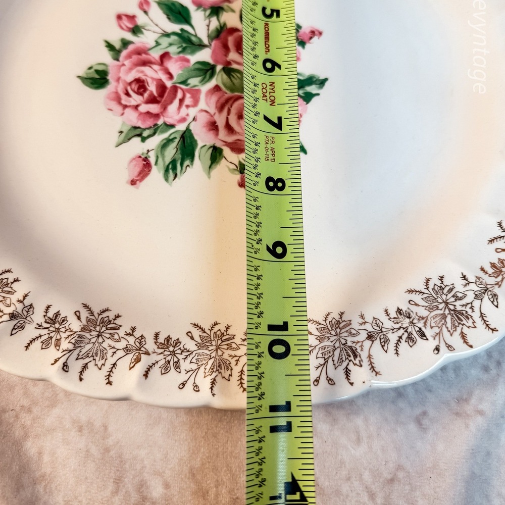 Floral China Bouquet Platter - Picture 9 of 9